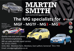 Martin Smith MG Spares