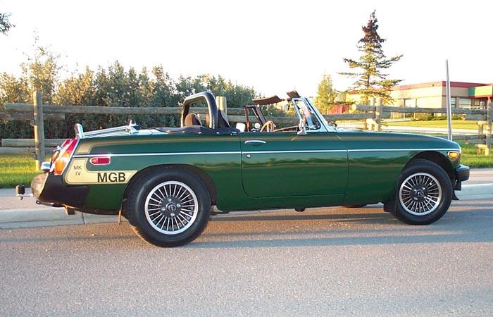 I am the original owner of this 1980 Canadian spec MGB MK IV. The wheels are Cheviot turbo&#039;s with Yokohama tires. I have added a LH overdrive &amp; 1.5&quot; HS-4 SU&#039;s. It has only 85K km&#039;s on it as of Dec 2004