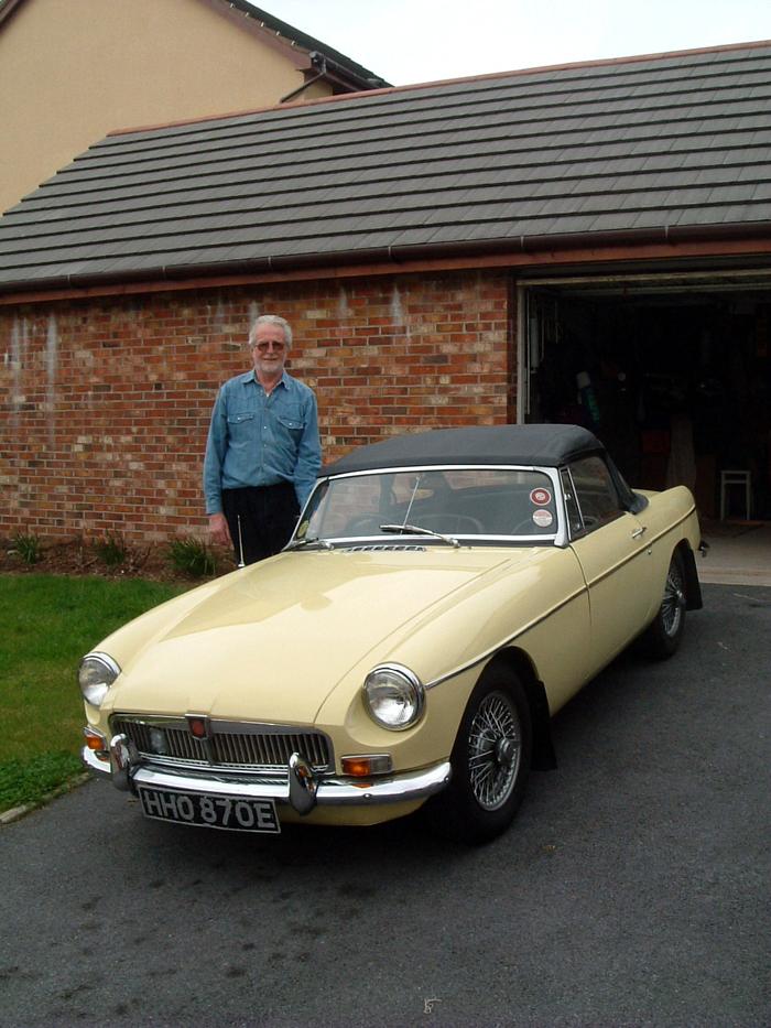I have longed for a MG Roadster for years and this my present from myself for my 65th birthday