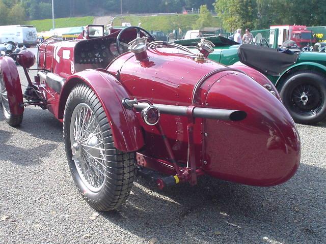 Rear shot of MG K3- taken after practice at the &quot;Spa Six Hours&quot; races in Francorchamps (September 23, 2005)