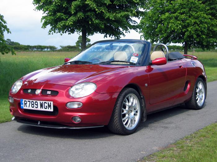 My MGF at Bentley in 2003.
