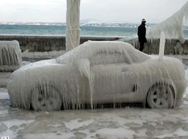 Just had to post this one. MGF on Ice in Switzerland.Found on the web.Bryn