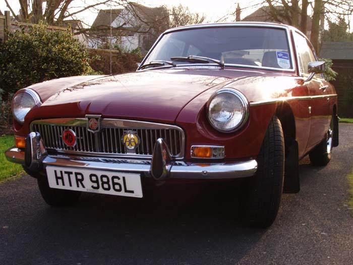 Our first MGB GT, which we&#039;ve owned since July 05.