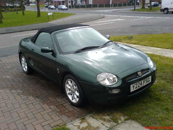 This is another MG in the family...We have an &quot;MGA Roadster&quot;,&quot;MGB Roadster&quot;, and now an MGF as well...