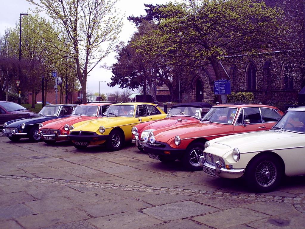 Ah bless! Alan in the MGA is the only one that cant park properly!