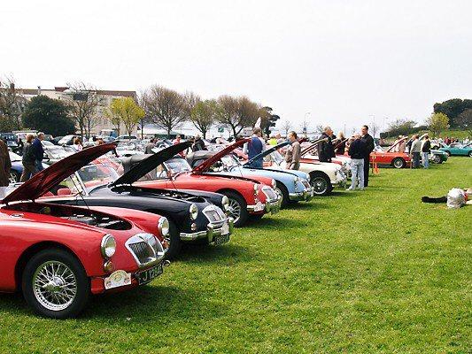 MGA&#039;s at Jersey Rally concours