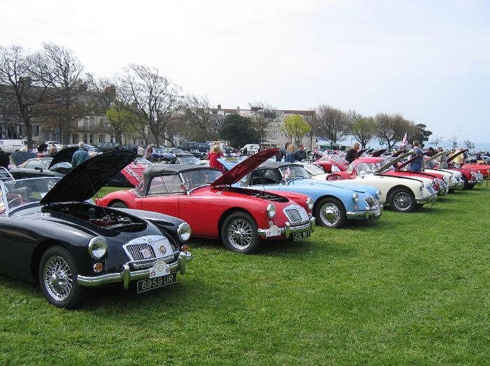 MGA&#039;s at the Concours competition