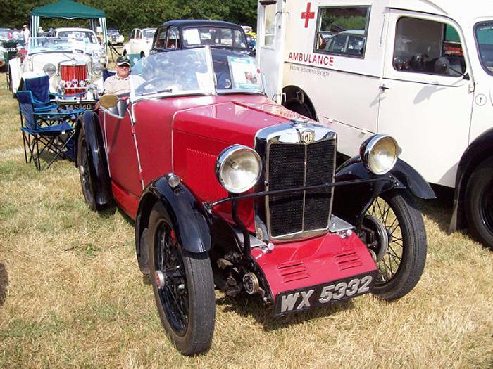 Lovely little M Type Midget seen at Wings and Things at Woodchurch, Kent on August 6 2006