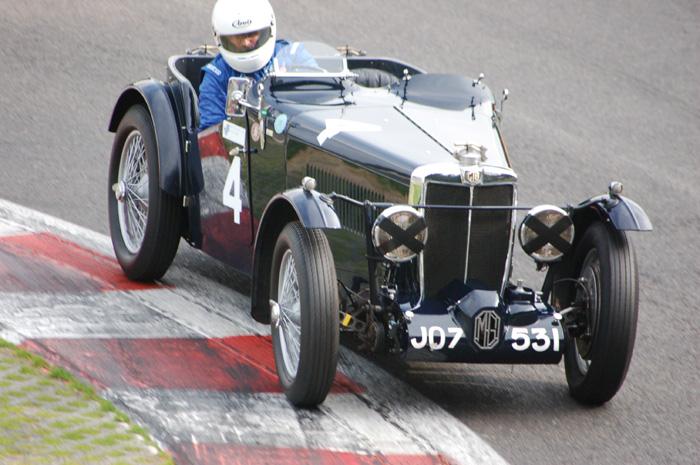 MG K2 at the bus stop chicane