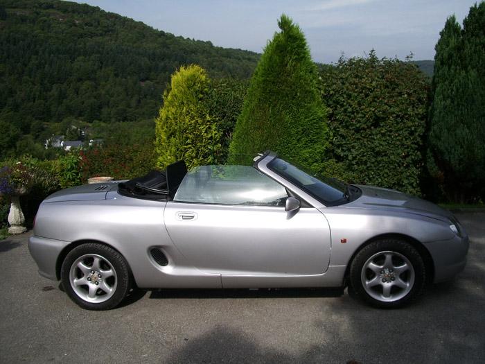 My MGF at home. Used all year round, except in snow. Great to drive, only 30k on clock. Reg. in 1999.