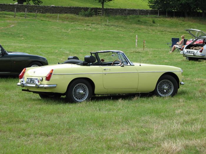 My newly renovated 1970 MGB roadster in primrose yellow.