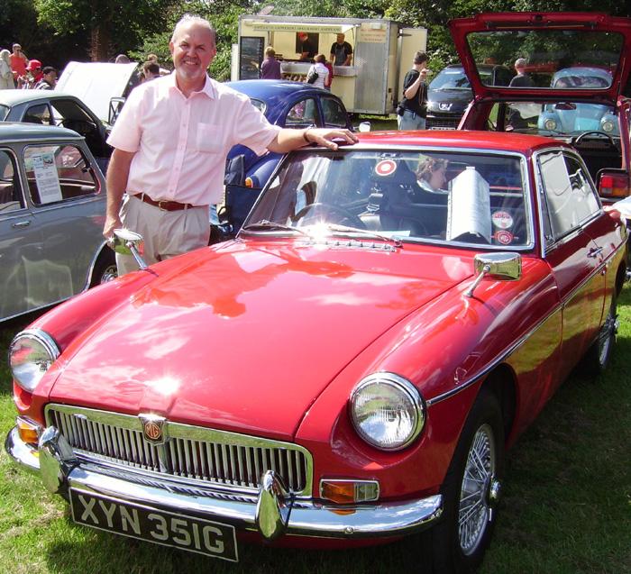 My newly acquired Tartan red 69 MGB GT