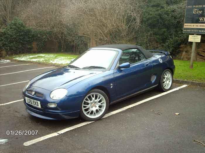 Been waiting 12 years since selling my Midget to get another MG. VVC Freestyle.Jan 07.