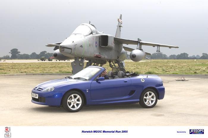 With a Jaguar at RAF Coltishall Sept 2005