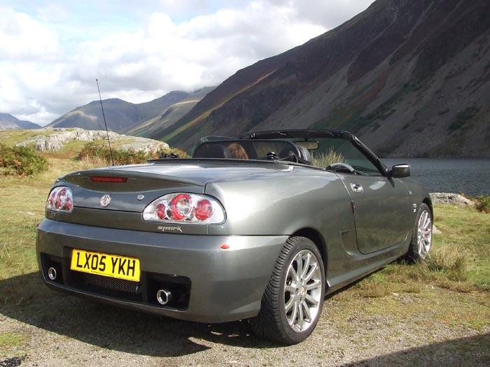 On tour in our 2005 MGTF 135 Spark, admiring the scenery Wastwater Cumbria 2007
