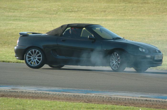 Spinning out at Donington. weeee!