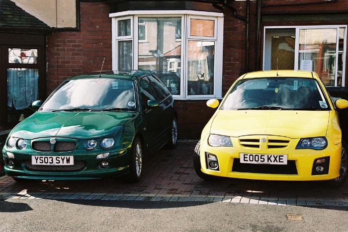 My new ZR parked alongside my girlfriends MkII ZR. What a lovely pair!