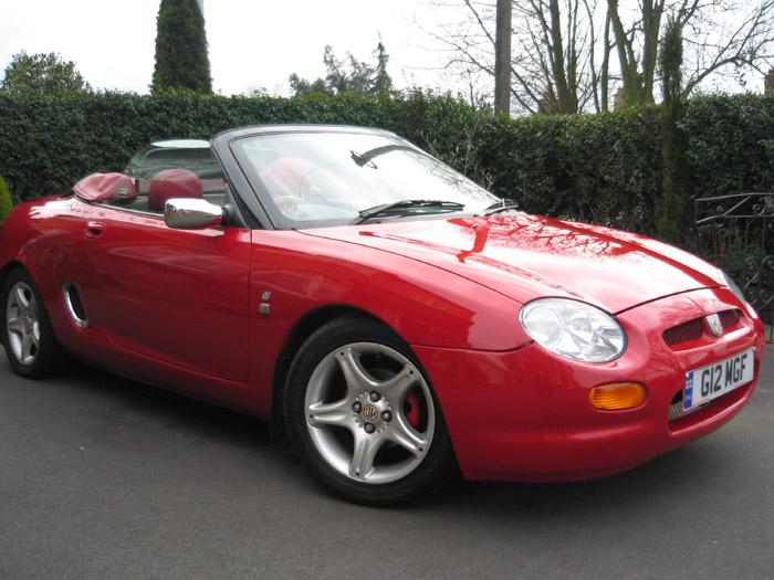 Flame red MGF which I&#039;ve had for 8yrs and still looking good. More money spent than it cost to buy!! hehe