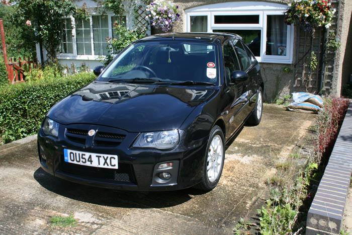 MG ZR 120+ finished in Pearl Black - a pleasure to drive.