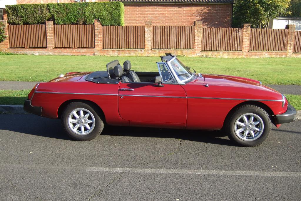 MGB Roadster. First registered in 1976. Has had a full nut and bolt restoration.