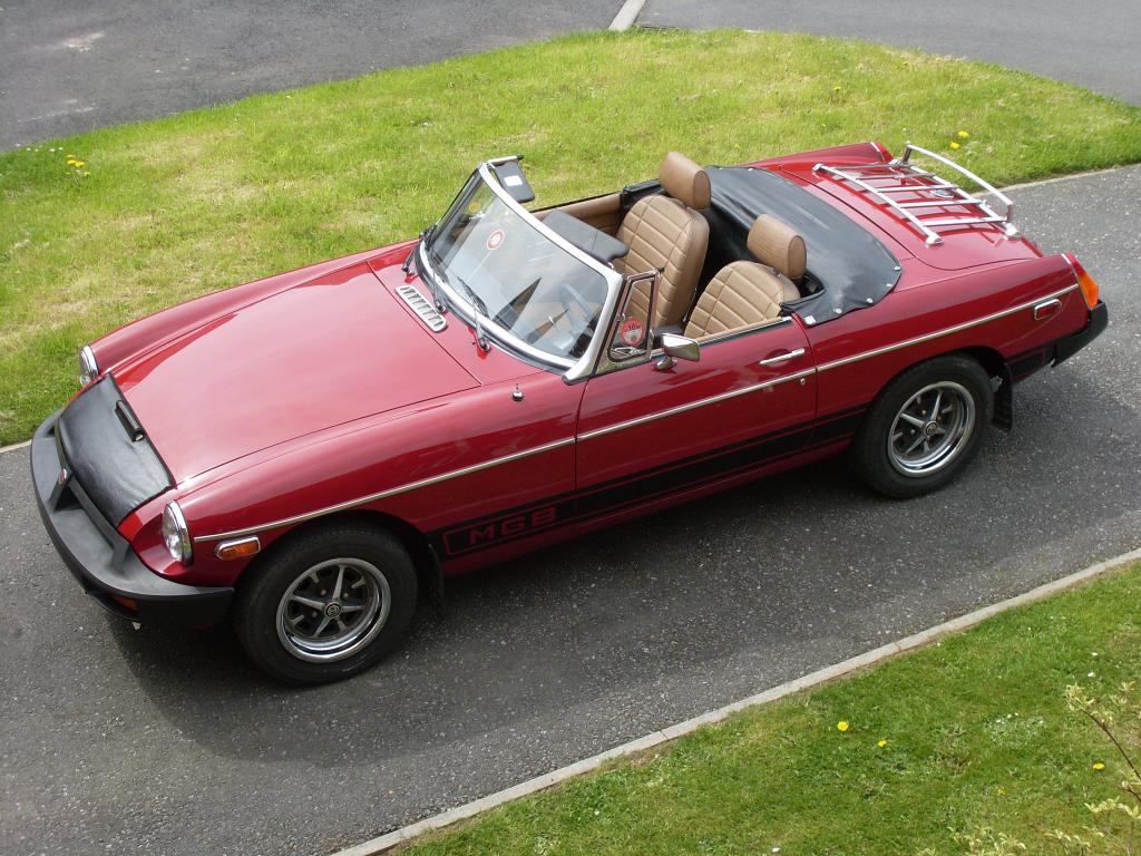 Californian spec&#039; MGB. My car when I lived in Marin Co., now back in UK