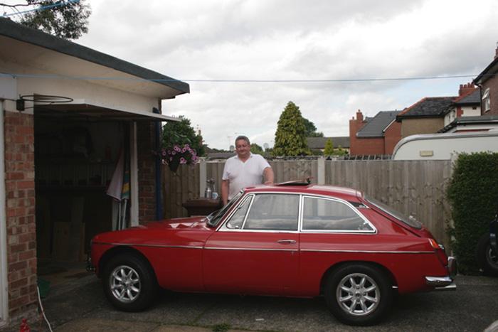 The MGB GT I have rebuilt over the last few years, Almost ready for MOT. BUT Will I fit?