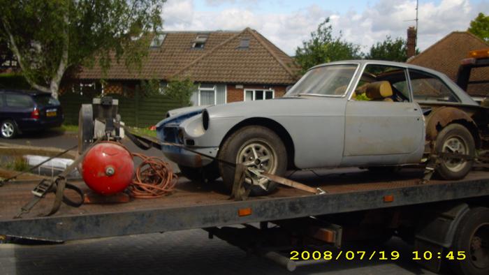 I was given this car by a friend who had abandoned it after buying it as an abandoned project. It has been off the road since 1991 but we are making steady progress. Nearly ready to re-fit the rear axle and let it stand on its back wheels again