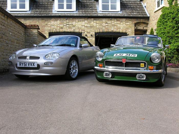 Just bought my new to me MGF Freestyle - Had to take a photo of the pair of them before the B is sold!
