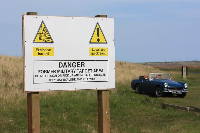 We&#039;d taken our 1972 Midget to Holy Island at Whitsun, where we came across this warning notice: &quot;Do not touch or pick up any metallic objects.....&quot; Don&#039;t remember seeing that in the Haynes manual......
