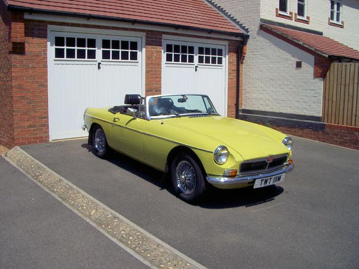 1974 Citron Yellow Roadster owned by me since 2002