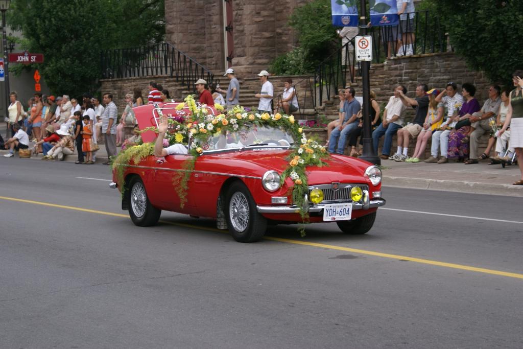 1963 mgb photo is of my car in Brampton flower City parade in 2020 decorated by Brampton Horticultural Society S/N GHN3L2800 And was shipped to Vancouver Nov 23rd 1962 Restored in 1980