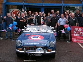MGB Around the Sea, Will and Jon set off from the MGOC HQ..