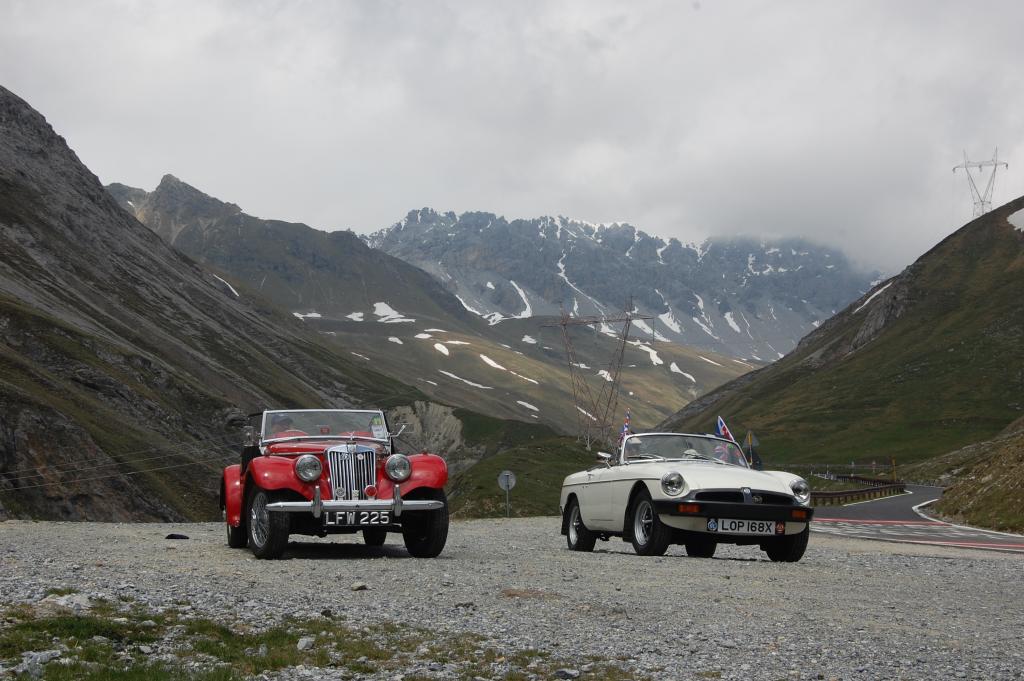 Picture shows Mike Stone&#039;s &#039;TF&#039; and Ian Deverall&#039;s &#039;B&#039; Roadster during a trip to the Italian Lakes in June 2012