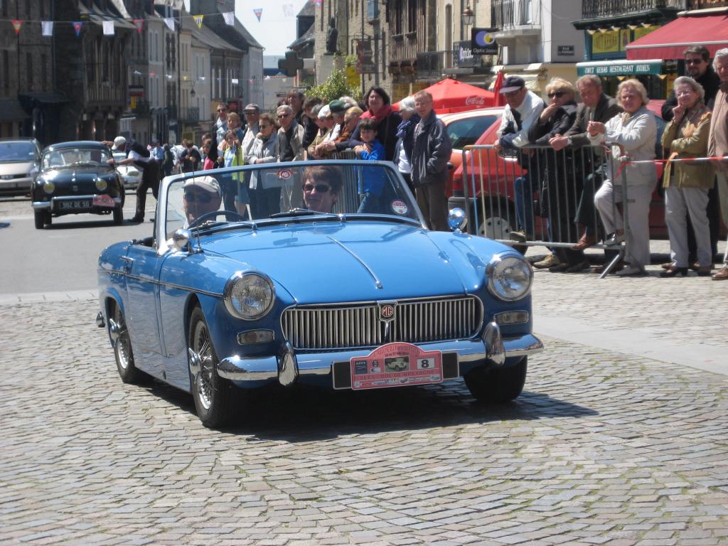 Our 1964 Midget taking part in the Fougeres Rally.