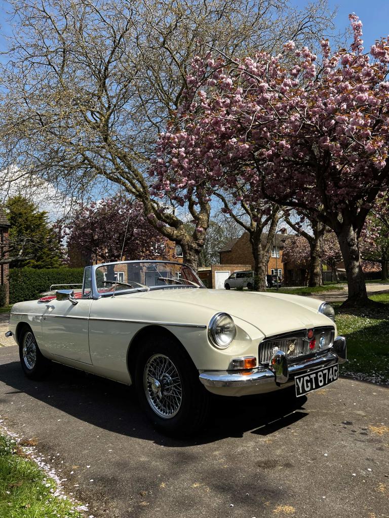 My &#039;69 MGB in the spring last year. Looking forward to waking it up again in a few months