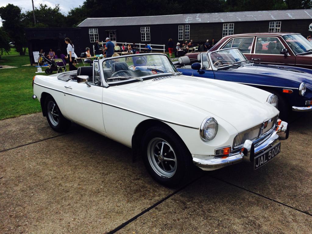 My MGB at East Kirkby AirShow